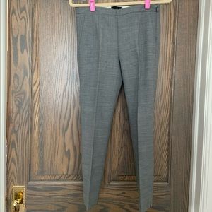 Grey J. Crew All Weather Wool Ankle Pants
